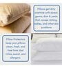 White Terry 300 TC Waterproof 18x28 inches Pillow Protector Cover (1Pc)
