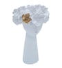 White Tiara White Resin Table Vase