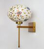 White Tipni Colourful Glass Crystal Wall light