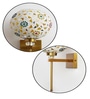 White Tipni Colourful Glass Crystal Wall light