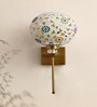 White Tipni Colourful Glass Crystal Wall light