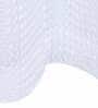 White Tissue Sheer 5 Feet Eyelet Curtain (Set of 2)