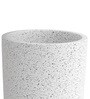 White TPC Marble Round 24Inches Planter