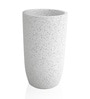 White TPC Marble Round 3Inches Planter