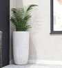 White TPC Marble Round 3Inches Planter