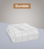 White Geometric 100% Cotton Duvet Cover