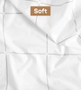 White Geometric 100% Cotton Duvet Cover
