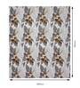 White Floral 140 Tc Cotton 1 King Size Bedsheet With 2 Pillow Covers
