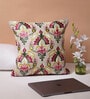 White Textured 16x16 inches Cushion Cover