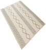 White Traditional Wool And Cotton 8X5 Feet Hand Woven Carpet