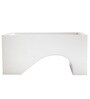 White UCTR rectangular 2411 Planter