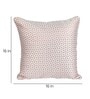 White Velvet Abstract 16x16 inches Cushion Covers (1 Pc)