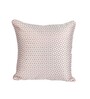 White Velvet Abstract 16x16 inches Cushion Covers (Pack of 2)