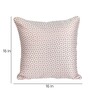 White Velvet Abstract 16x16 inches Cushion Covers (Pack of 2)