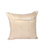 White Velvet Floral 16x16 inches Cushion Covers (Pack of 2)