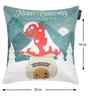 White Velvet Tradiional 16X16 Inches Cushion Covers (Pack of 5)