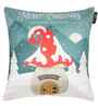 White Velvet Tradiional 16X16 Inches Cushion Covers (Pack of 5)