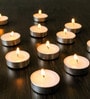 White Wax Set Of 150 Tealights Candles