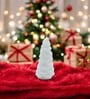 White Wax Christmas Tree Candle