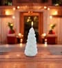 White Wax Christmas Tree Candle