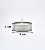 White Wax Tealight Candles Set Of 50