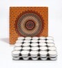 White Wax Tealight Candles Set Of 50