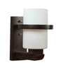 Modena Brown Wood and Iron Wall Sconces