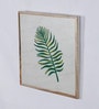White Wood And Marble Nature Walk Hand Painted Wall Accent