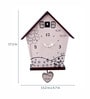 White Solid Wood Analog Cuckoo Clock