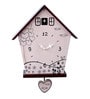 White Solid Wood Analog Cuckoo Clock