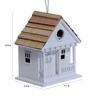 White Wood Decorative Designer Bird House