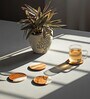 Epoxy- Moon Mist Brown & White Resin & MDF (Set of 4) Table Coaster