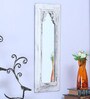 White Mango Wood Decorative Mirror