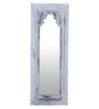 White Mango Wood Decorative Mirror