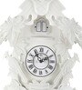 White Solid Wood Analog Cuckoo Clock