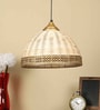 Ann White Wood Hanging Light