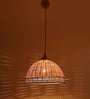 Ann White Wood Hanging Light