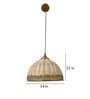 Ann White Wood Hanging Light