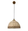 Ann White Wood Hanging Light