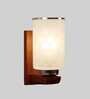 Raphael Brown Wood Wall Sconces