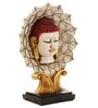 White Resin Lord Buddha Idol