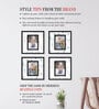 White Wooden Wall Hanging Photo Frame