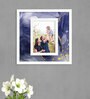 Blender White Wooden Wall Hanging Photo Frame