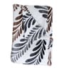 Brown Wool Floral 350 GSM Premium Double bed blanket