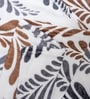 Brown Wool Floral 350 GSM Premium Double bed blanket