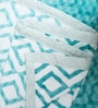 Blue Wool Geometric 350 GSM Premium Single bed blanket