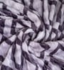 Purple Wool Geometric 350 GSM Premium Single bed blanket