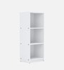 Whitman 3 Tier Bookshelf In White Finish