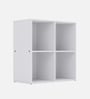 Whitman Bookshelf With 4 Compartments In White Finish