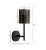 Whitton Black Wall Sconce